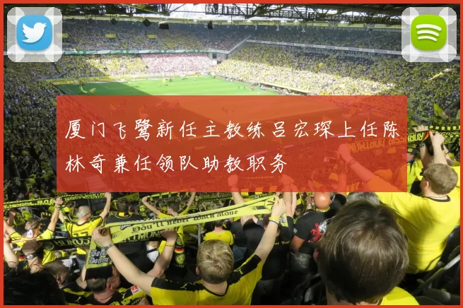 厦门飞鹭新任主教练吕宏琛上任陈林奇兼任领队助教职务